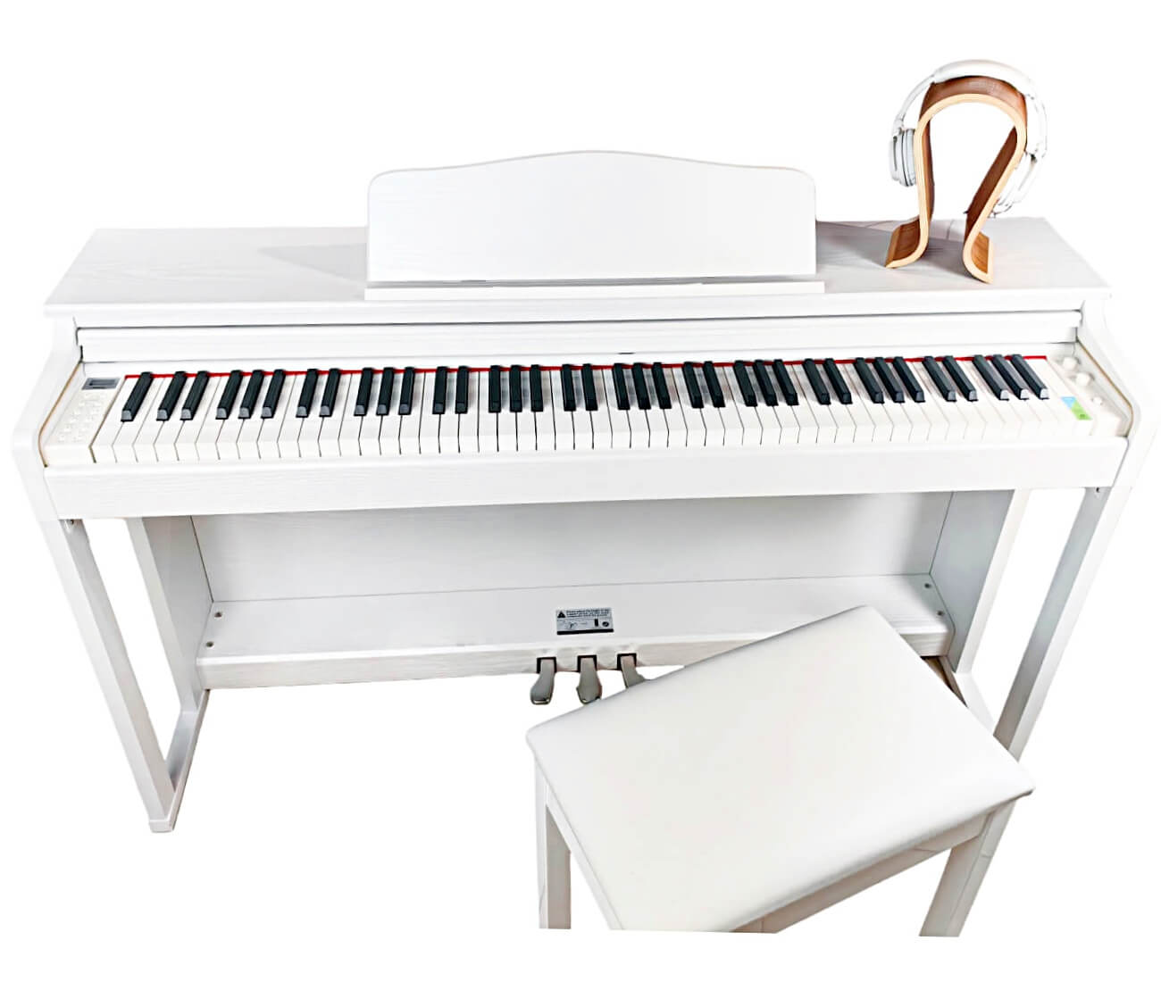 Пианино PIANOVA MA-800 WH + Банкетка + Наушники