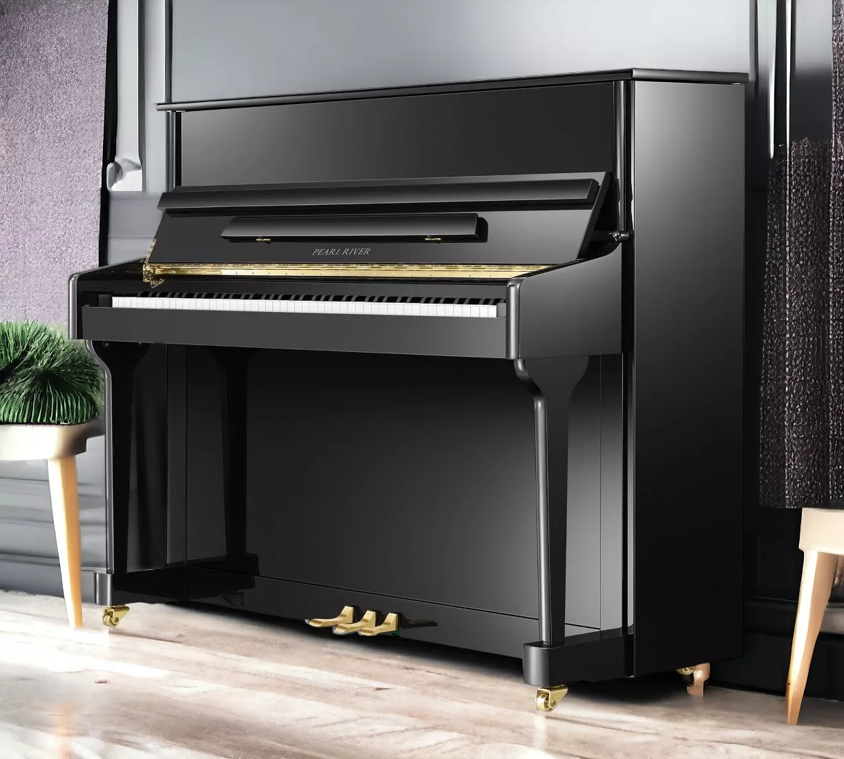 Акустическое пианино Pearl River EU118 BK